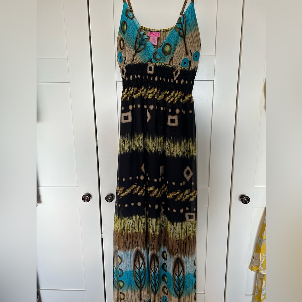 She’s Cool sundress. Size small, pattern.